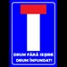 Semn pentru drum fara iesire drum infundat